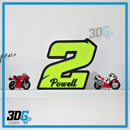 Customised 3D Race Numbers - Create Your Own