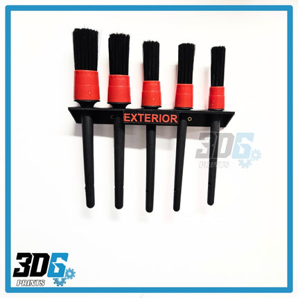 Wall Mounted Detailing Brush Holders – Set of 3 + 15 Detailing Brushes