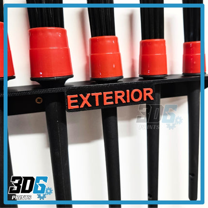 Wall Mounted Detailing Brush Holders – Set of 3 + Free Brushes