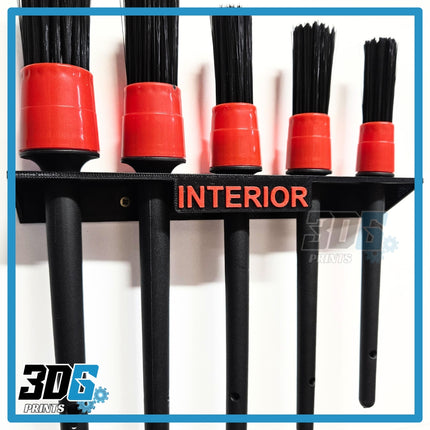 Wall Mounted Detailing Brush Holders – Set of 3 + 15 Detailing Brushes