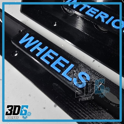 Wall Mounted Detailing Brush Holders – Set of 3 + Free Brushes