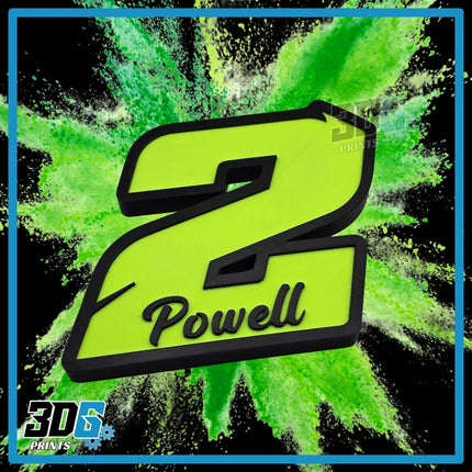 Customised 3D Race Numbers - Create Your Own