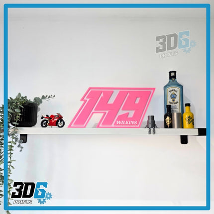 Customised 3D Race Numbers - Create Your Own