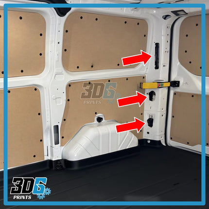Ford Transit Custom C Pillar Vented Covers – 6pc Set