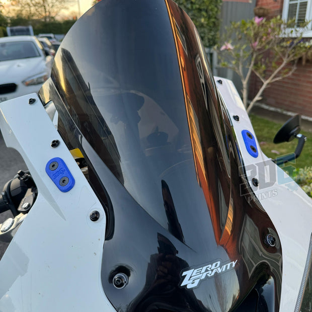 <h2><span style="text-decoration:underline"><strong>MIRROR BLANKS</strong></span></h2><p><br/>Clean up your fairings and give your bike that sleek race-ready look with our precision-fit mirror blanks — designed for riders who demand style and performance</p><p>• Direct bolt on for a secure finish<br/>• Durable, high quality<br/>• Different colours to suit bike<br/>* <strong>Available for a range of bikes</strong></p><h4>From: £13.99</h4>