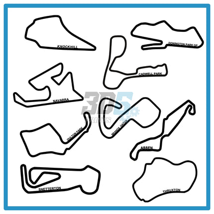 BSB 2025 Motorsport Tracks Collection - 9 Piece