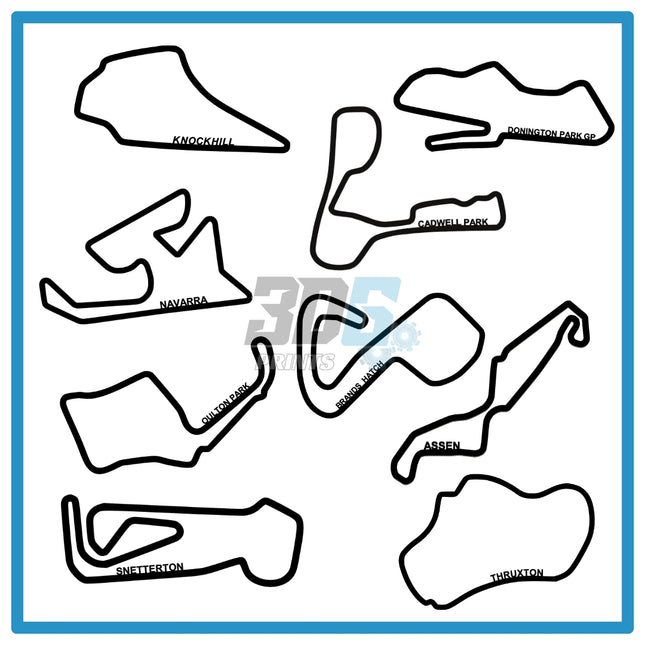 BSB 2025 Motorsport Tracks Collection - 9 Piece