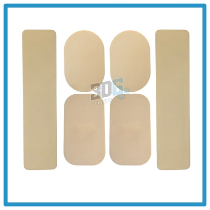 Transit Custom Rear C Pillar Hole Cover Sets – 6pc - Plain/Logo