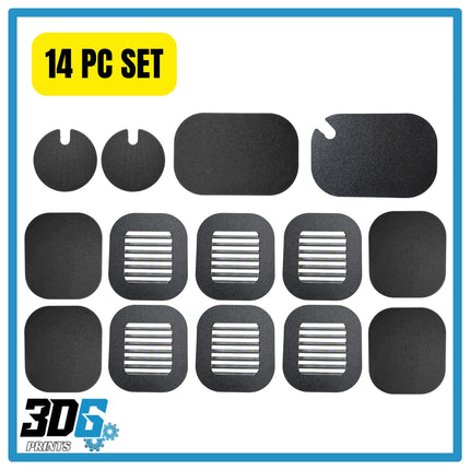 VW Crafter 2006–2017 - C-Pillar & Top Hole Covers – Vented - 14 PC