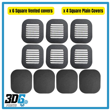 VW Crafter 2006–2017 - C-Pillar & Top Hole Covers – Vented - 14 PC