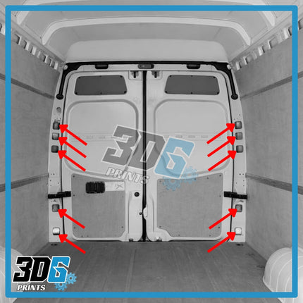 Mercedes Sprinter C-Pillar Square Cover – SINGLE PIECE