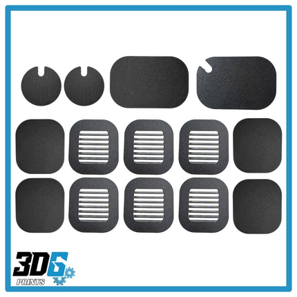 VW Crafter 2006–2017 - C-Pillar & Top Hole Covers – Vented - 14 PC