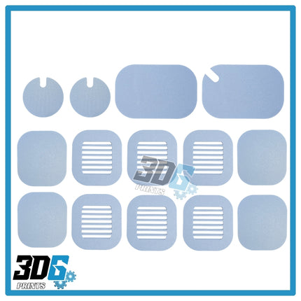 VW Crafter 2006–2017 - C-Pillar & Top Hole Covers – Vented - 14 PC