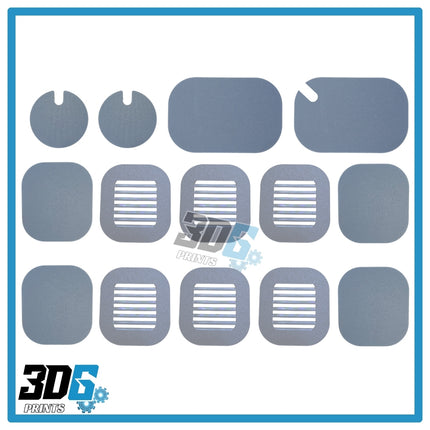 VW Crafter 2006–2017 - C-Pillar & Top Hole Covers – Vented - 14 PC