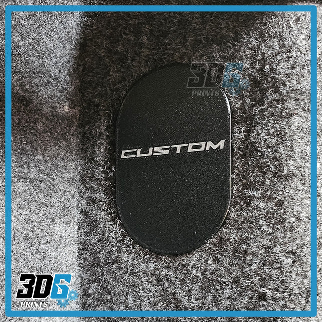 Ford Transit Custom Rear Light Access Covers – CUSTOM Logo