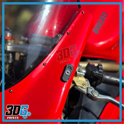 Ducati 748 / 916 / 996 Mirror Blanking Plates