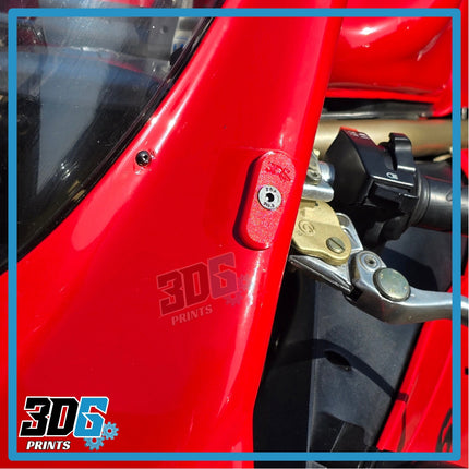 Ducati 748 / 916 / 996 Mirror Blanking Plates