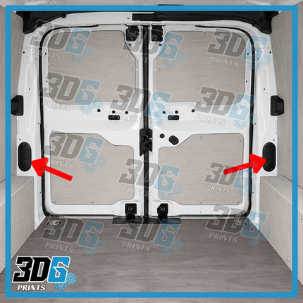 Citroen Dispatch MK3 C-Pillar Covers - Plain/Vented