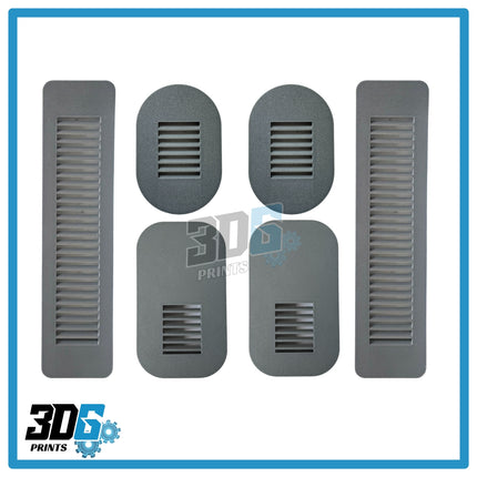 Ford Transit Custom C Pillar Vented Covers – 6pc Set