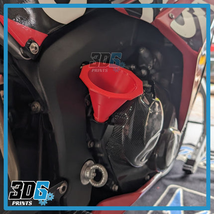 Triumph 765 Daytona 675 Street Triple Motorbike Screw In Oil Funnel