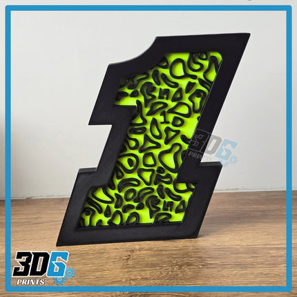 3D Lando Norris F1 Freestanding Sign