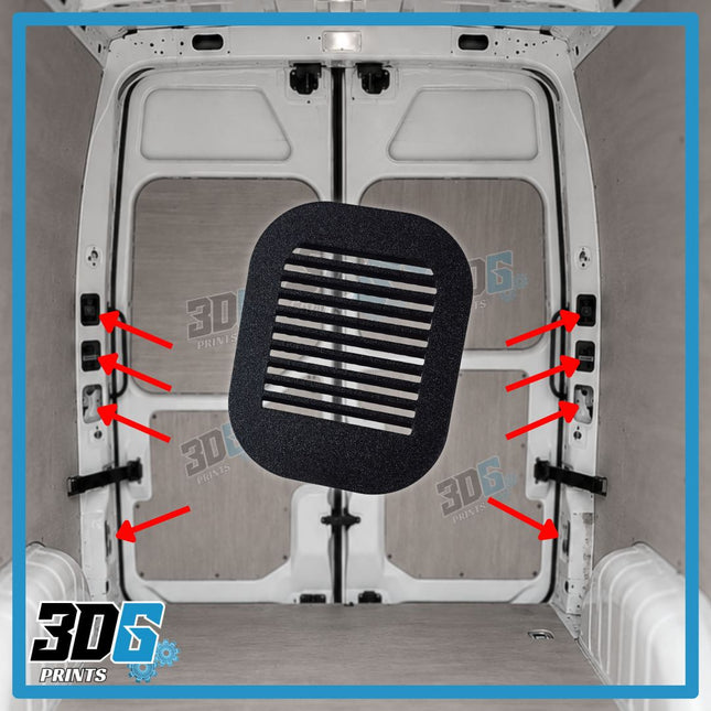 Renault Master C-Pillar Covers - Vented