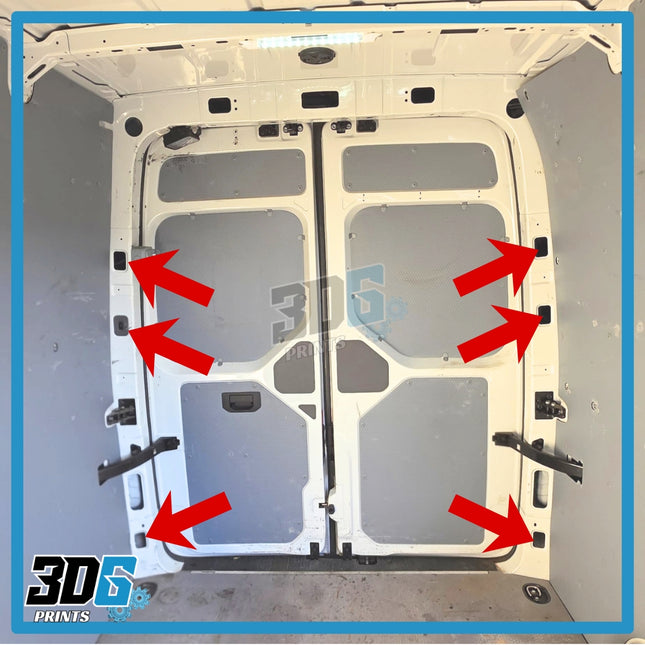 MAN TGE - Small Rectangle C Pillar Cover - SINGLE PIECE