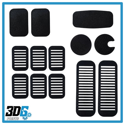 MAN TGE - C-Pillar & Top Hole Covers – 13 Piece set - Plain/Vented