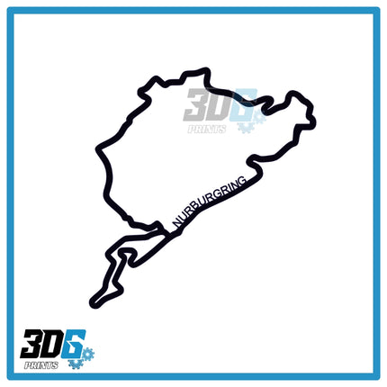 Motorsport Race Tracks - Wall/Shelf Art