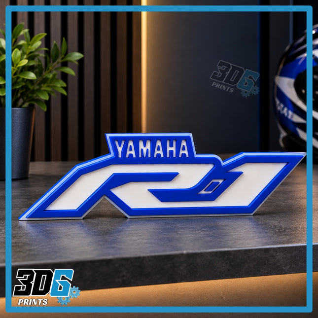Yamaha R1 Logo Freestanding Sign