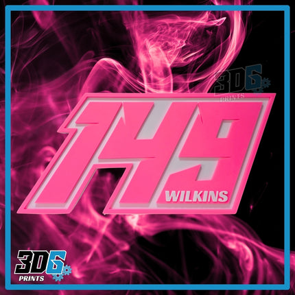 Customised 3D Race Numbers - Create Your Own