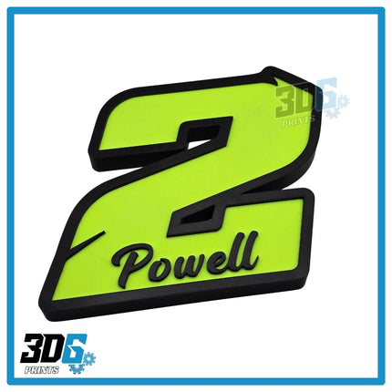 Customised 3D Race Numbers - Create Your Own