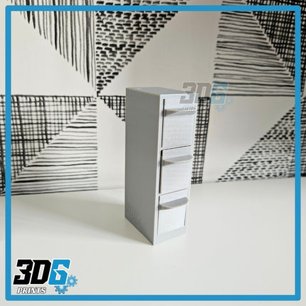 SD Card Mini Filing Cabinet – 3 Drawer Storage Organiser