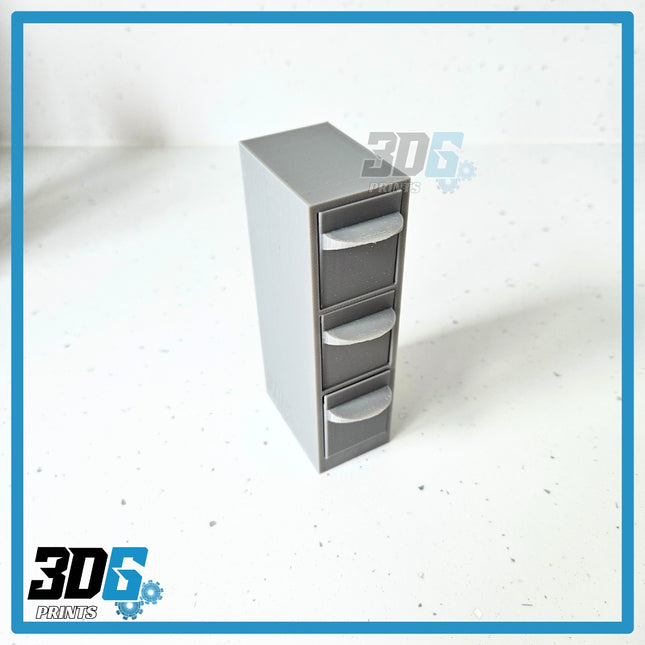 SD Card Mini Filing Cabinet – 3 Drawer Storage Organiser