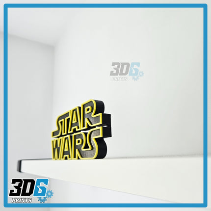 3D STAR WARS Freestanding Logo Sign