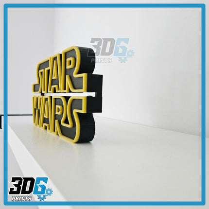 3D STAR WARS Freestanding Logo Sign
