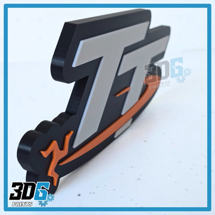 3D TT Sign Plaque – Freestanding or Wall Mounted