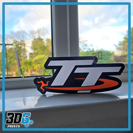 3D TT Sign Plaque – Freestanding or Wall Mounted