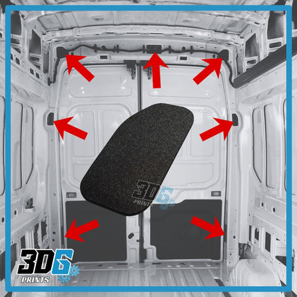 Ford Transit C-Pillar Covers 2014–2025 - 7PC Set