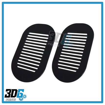 Citroen Dispatch MK3 C-Pillar Covers - Plain/Vented