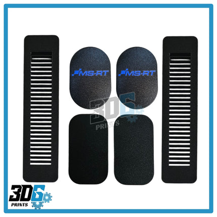 Ford Transit Custom Rear C Pillar Vented Covers - 6pc - Vented/Logo