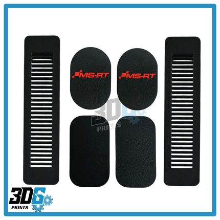 Ford Transit Custom Rear C Pillar Vented Covers - 6pc - Vented/Logo