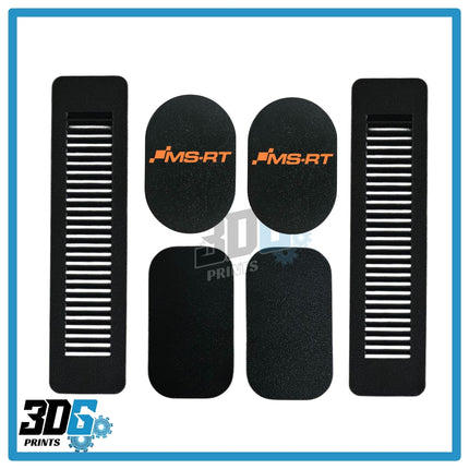 Ford Transit Custom Rear C Pillar Vented Covers - 6pc - Vented/Logo