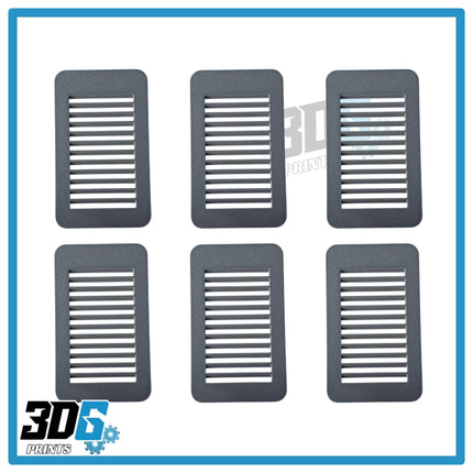 Vauxhall Vivaro C-Pillar Covers (Vented) – 6 Piece Set