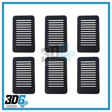 Vauxhall Vivaro C-Pillar Covers (Vented) – 6 Piece Set