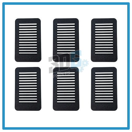 Vauxhall Vivaro C-Pillar Covers (Vented) – 6 Piece Set