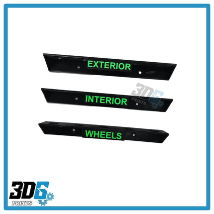 Wall Mounted Detailing Brush Holders – Set of 3 + Free Brushes